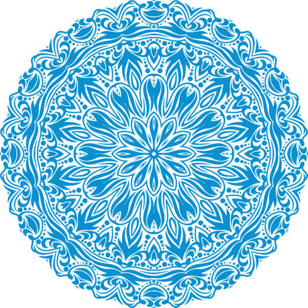 A mandala is a geometric configuration of symbols.のイラスト素材