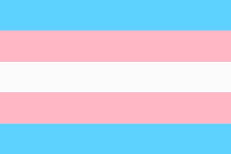 Transgender Pride Flag background illustration blue white pink stripesの写真素材