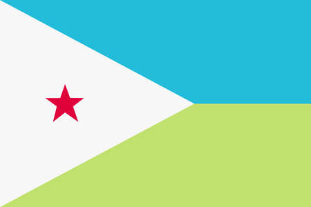 Flag of Djibouti background illustration large fileの写真素材