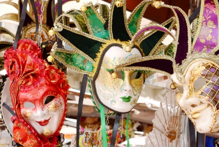 LUXUROUS MASKS IN VENICEの写真素材