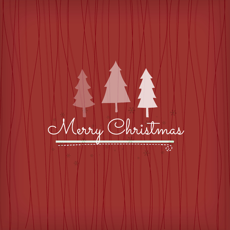 Vector Christmas Greeting Card. Merry Christmas lettering and backgroundのイラスト素材