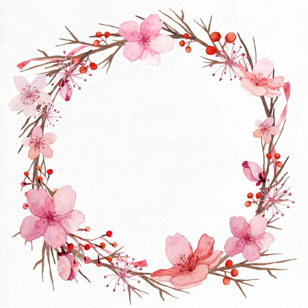 Flower wedding invitation card, save the date card, greeting cardの写真素材