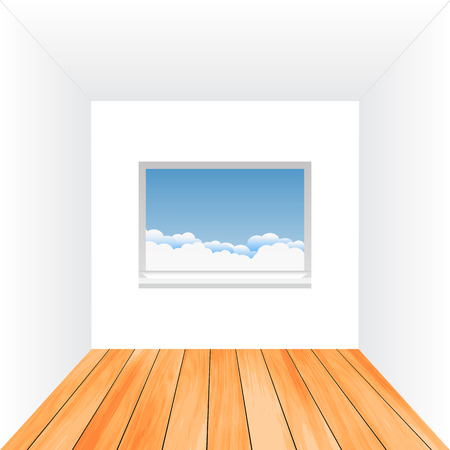 Modern empty roomのイラスト素材