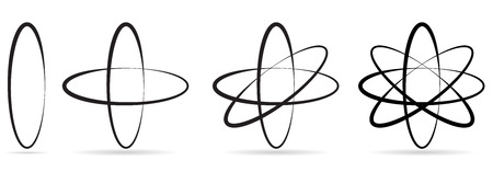 A variety of rings abstract vector illustrationのイラスト素材