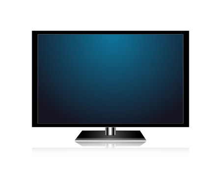 Screen with reflection vector illustrationのイラスト素材