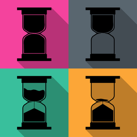 Hourglass icon vector illustrationのイラスト素材