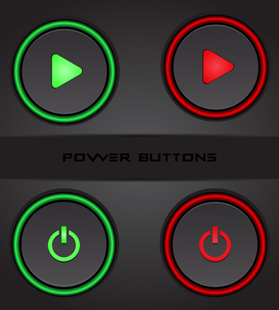 Power button design vector illustrationのイラスト素材