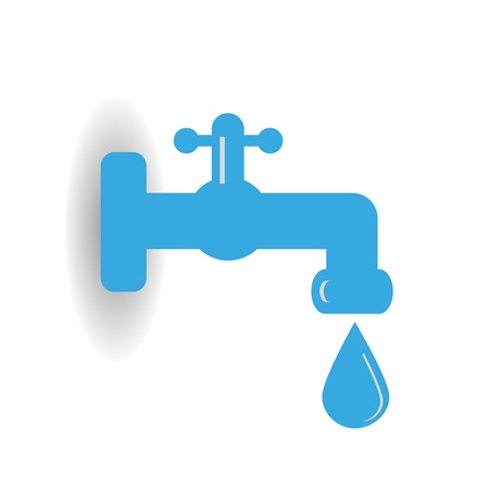 Vector tap,dripping icon illustrationのイラスト素材