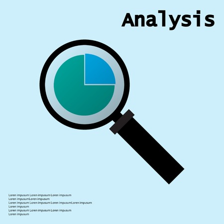 analysis of vector illustrationのイラスト素材