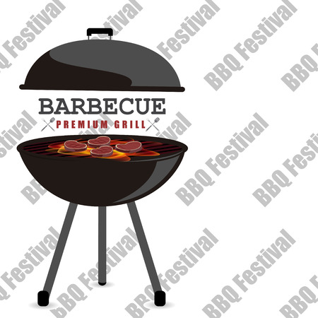 BBQ Festival vector illustration backgroundのイラスト素材