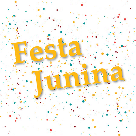 confetti background vector illustration eps 10 Festa juninaのイラスト素材
