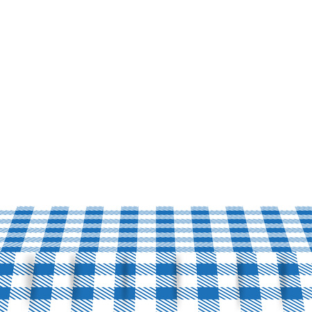 blue patterns tableclothsのイラスト素材