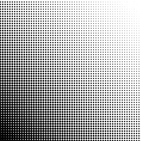 Halftone dots gradient point at 45 degreesのイラスト素材