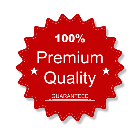 Premium Quality Sticker red colored with shadowのイラスト素材