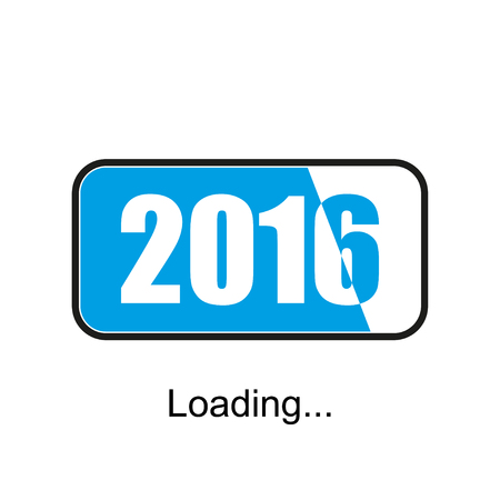 The end of 2016 flat infographic styleのイラスト素材