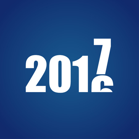 The end of 2016 flat infographic styleのイラスト素材