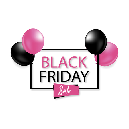Black Friday sale tag, with purple bubble a vector illustrationのイラスト素材