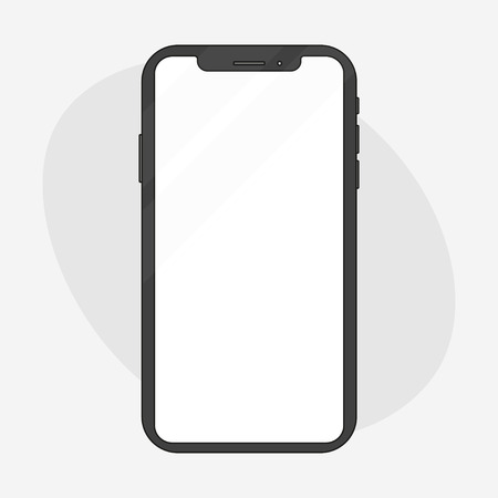 Electronic device in flat style style, vectorのイラスト素材