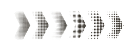 Arrows icon. Abstract arrow. Arrow on a isolated white background. Vectorのイラスト素材