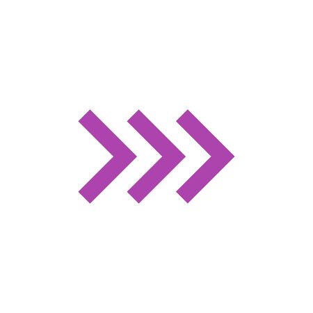 Modern flat colored arrow, great design for any purposes. Art vector illustration. Simple isolated pictogram.のイラスト素材