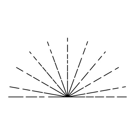 Sunburst icon. Burst symbol.のイラスト素材