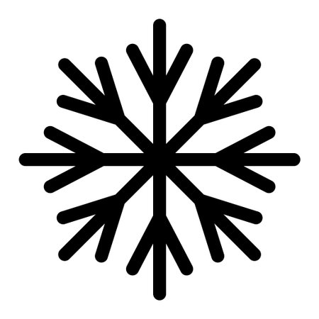 Snowflake. Snowflake icon. Snow icon.のイラスト素材