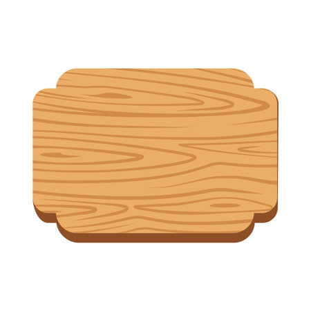 Wooden board. Wood board. Wood template.のイラスト素材