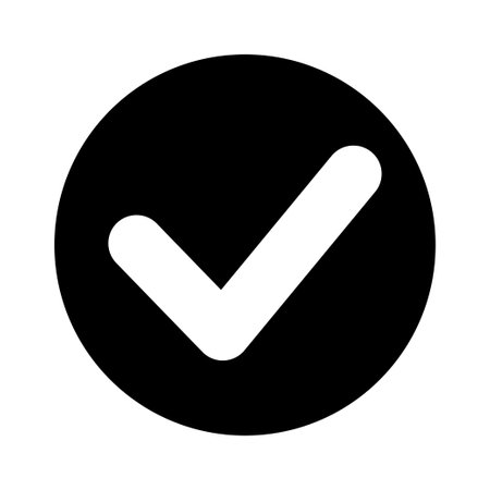 Check mark. Vote icon.のイラスト素材