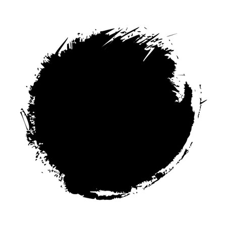 Brushstroke. Stain shape. Grunge styleのイラスト素材