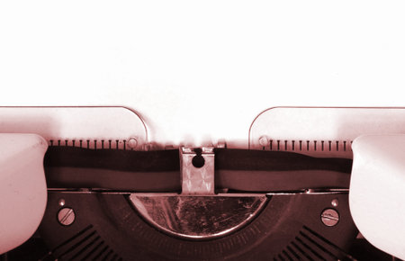 detail of a mechanical typewriterの写真素材