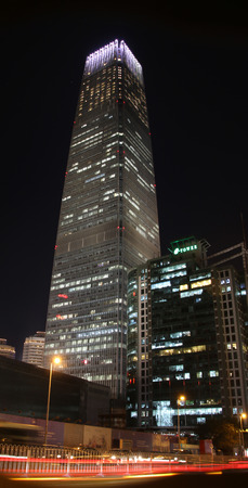 Beijing CBD night