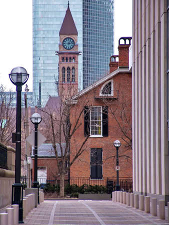 Toronto downtown: Clock tower. Historical landmark. Canadaの写真素材