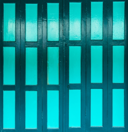 deep mint green doorの写真素材