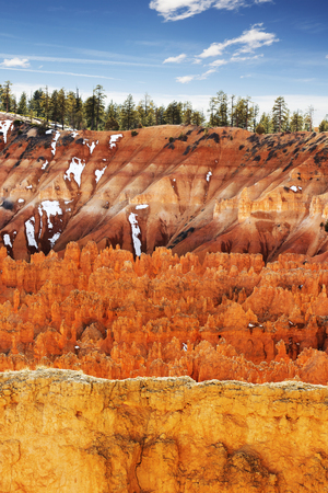 colorful scenes in the Bryce Canyon landscapeの写真素材