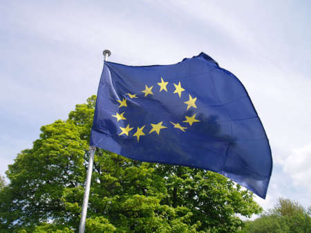EU flagの写真素材
