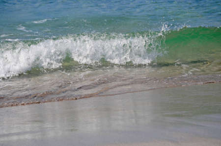 breaking waveの写真素材