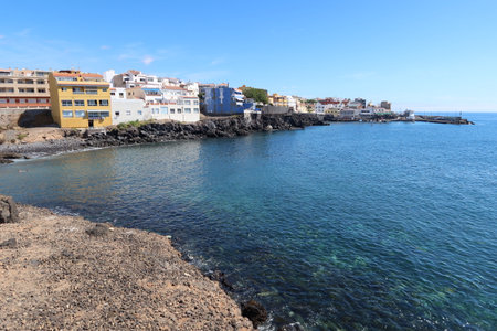Los Abrigos, Tenerife, Spain, October 18, 2025: Village of Los Abrigos, on the Atlantic coast, Tenerife, Spainの写真素材