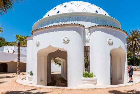 RHODES, GREECE - May 13, 2018: Restored building of the complex of Kallithea Springs in Rhodes, Greeceのeditorial素材
