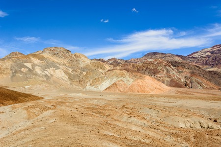 Beautiful mountains of Artist's Palette in Death Valley National Park, California, USA.の写真素材