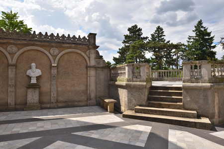 Goluchow, Poland - July 14, 2018: Castle in Goluchow. Renaissance architecture style. Poland, Europeのeditorial素材