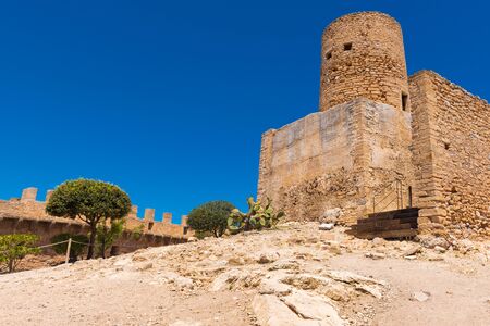 Mallorca, Spain - May 10, 2019: Capdepera Castle, fortress from the 14th century, located on the east coast of Majorcaのeditorial素材