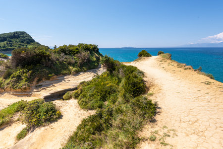 The Channel of Love also known as Canal dâ€™amour, the famous beach on the island of Corfu....