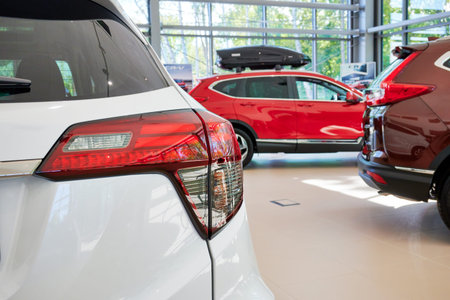 Gdansk, Poland - May 28, 2020: New model of Honda HR-V presented in the car showroom of Gdansk