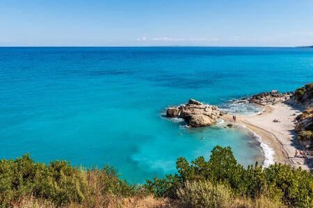 Xigia beach - natural sulfur spa on Zakynthos island. Greece.の写真素材
