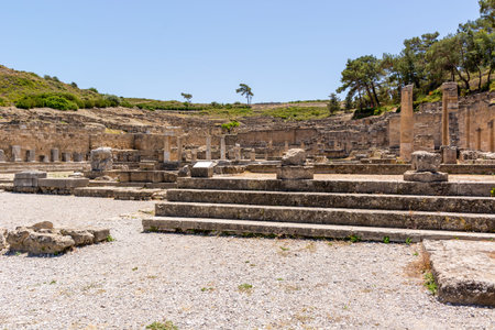 The ancient city of Kamiros located in the northwest of the island of Rhodes. Greece