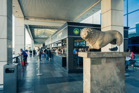 Athens, Greece - October 1, 2020: Athens International Airport, Greeceのeditorial素材