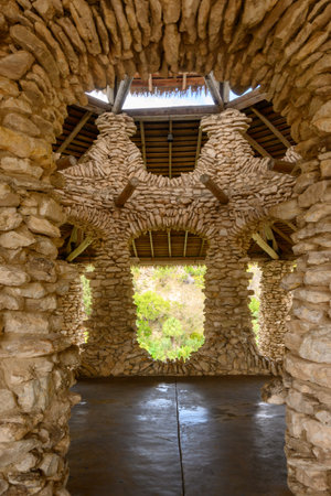San Antonio, Texas, USA - October 8, 2023: Japanese Tea Garden in San Antonio. Texas, USAのeditorial素材