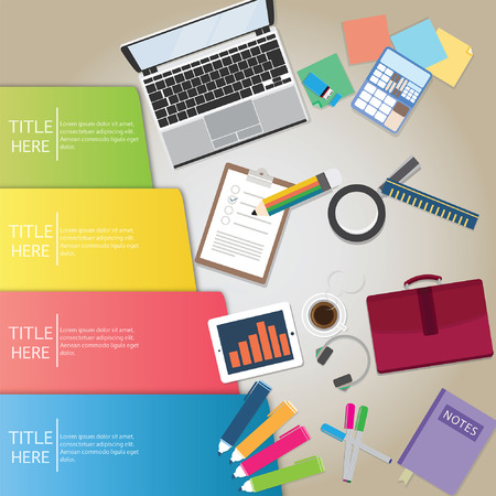 Business Plan And Creative Teamのイラスト素材