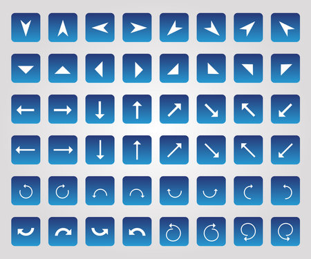 A Set of Flat Arrow Icons for your project and others