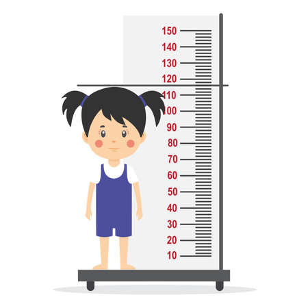 Stock Vector Height Measure Little Children for your project and othersのイラスト素材